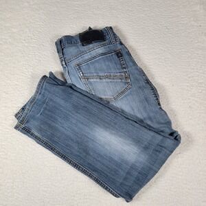 Rock & Republic Relaxed Straight Jeans Mens 30x30‎ Blue Denim Distressed Y2K